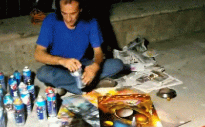 Gerardo Amor Spray Paint Artist